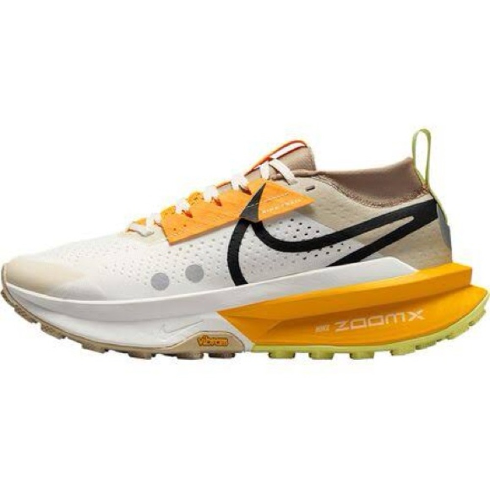 Nike Zegama 2 trail running shoe yellow orange black Women 9.5 Men 8 like hoka